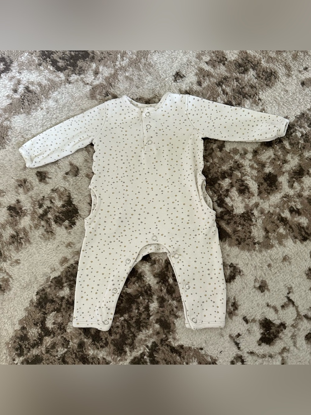 Pehr Star-Print Infant One-Piece Bodysuit with Snaps